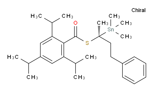 (S)-S-(4-phenyl-2-(trimethylstannyl)butan-2-yl) 2,4,6-triisopropylbenzothioate
