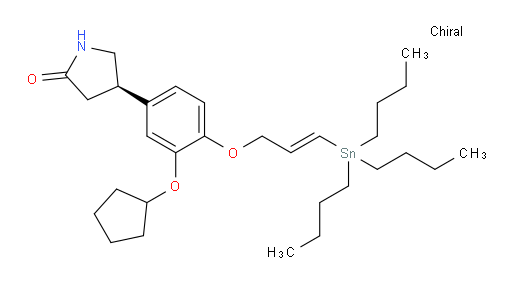 (R,E)-4-(3-(cyclopentyloxy)-4-((3-(tributylstannyl)allyl)oxy)phenyl)pyrrolidin-2-one