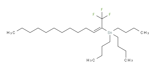 (E)-tributyl(1,1,1-trifluorotridec-2-en-2-yl)stannane