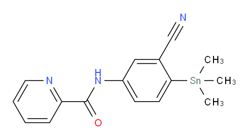 N-(3-cyano-4-(trimethylstannyl)phenyl)picolinamide