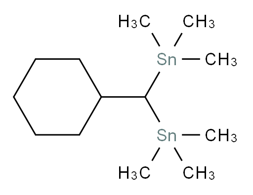 (cyclohexylmethylene)bis(trimethylstannane)