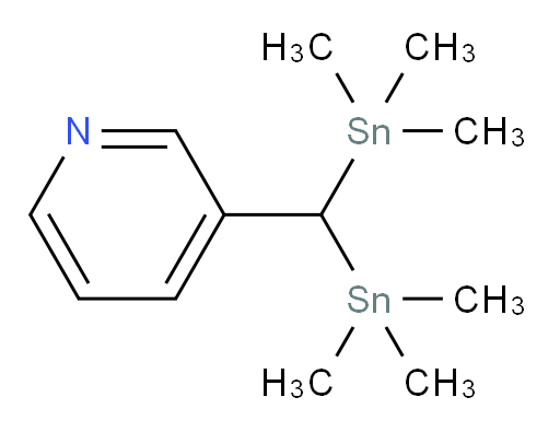 3-(bis(trimethylstannyl)methyl)pyridine