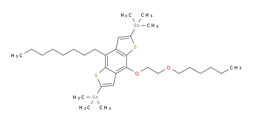 (4-(2-(hexyloxy)ethoxy)-8-octylbenzo[1,2-b:4,5-b']dithiophene-2,6-diyl)bis(trimethylstannane)