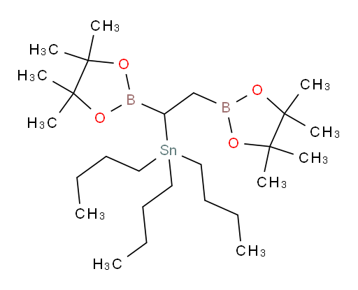 (1,2-bis(4,4,5,5-tetramethyl-1,3,2-dioxaborolan-2-yl)ethyl)tributylstannane