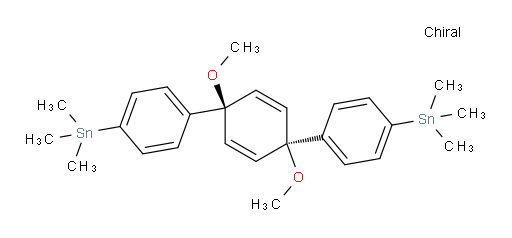 ((1's,4's)-1',4'-dimethoxy-1',4'-dihydro-[1,1':4',1''-terphenyl]-4,4''-diyl)bis(trimethylstannane)