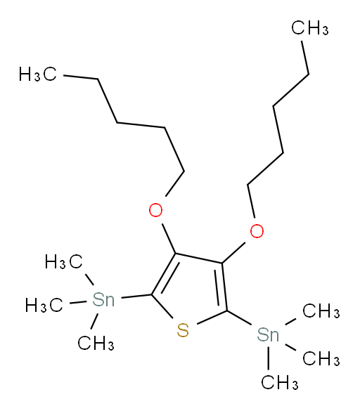 (3,4-bis(pentyloxy)thiophene-2,5-diyl)bis(trimethylstannane)