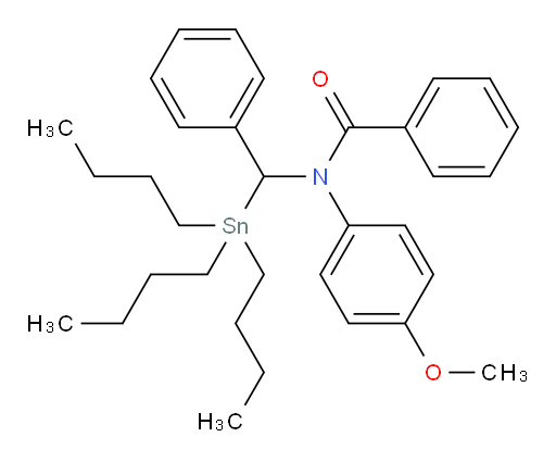 N-(4-methoxyphenyl)-N-(phenyl(tributylstannyl)methyl)benzamide