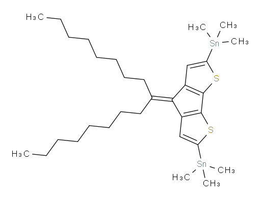 (4-(heptadecan-9-ylidene)-4H-cyclopenta[1,2-b:5,4-b']dithiophene-2,6-diyl)bis(trimethylstannane)
