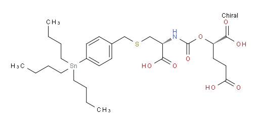 (S)-2-((((R)-1-carboxy-2-((4-(tributylstannyl)benzyl)thio)ethyl)carbamoyl)oxy)pentanedioic acid