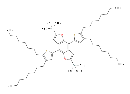(4,8-bis(4,5-dioctylthiophen-2-yl)benzo[1,2-b:4,5-b']difuran-2,6-diyl)bis(trimethylstannane)