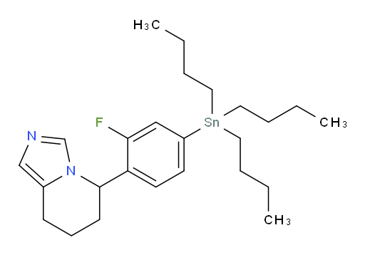 5-(2-fluoro-4-(tributylstannyl)phenyl)-5,6,7,8-tetrahydroimidazo[1,5-a]pyridine