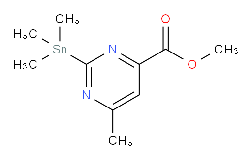 methyl 6-methyl-2-(trimethylstannyl)pyrimidine-4-carboxylate