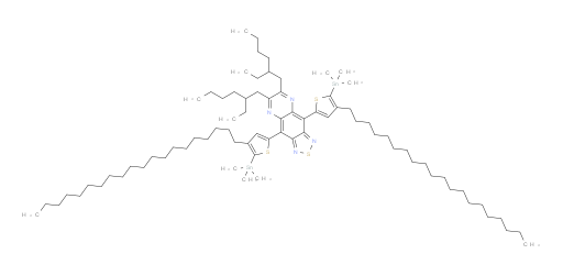 6,7-bis(2-ethylhexyl)-4,9-bis(4-icosyl-5-(trimethylstannyl)thiophen-2-yl)-[1,2,5]thiadiazolo[3,4-g]quinoxaline