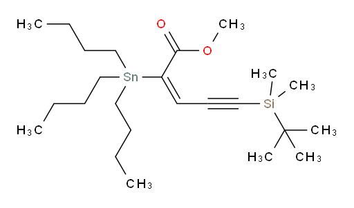 (E)-methyl 5-(tert-butyldimethylsilyl)-2-(tributylstannyl)pent-2-en-4-ynoate