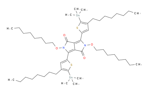 3,6-bis(4-octyl-5-(trimethylstannyl)thiophen-2-yl)-2,5-bis(octyloxy)pyrrolo[3,4-c]pyrrole-1,4(2H,5H)-dione