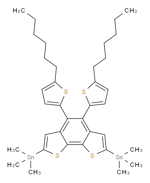 (4,5-bis(5-hexylthiophen-2-yl)benzo[1,2-b:6,5-b']dithiophene-2,7-diyl)bis(trimethylstannane)