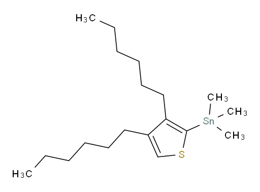 (3,4-dihexylthiophen-2-yl)trimethylstannane