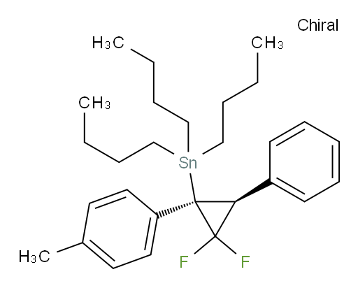 tributyl((1R,3S)-2,2-difluoro-3-phenyl-1-(p-tolyl)cyclopropyl)stannane