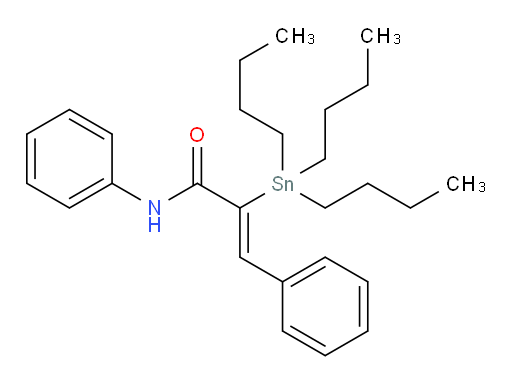 (Z)-N,3-diphenyl-2-(tributylstannyl)acrylamide