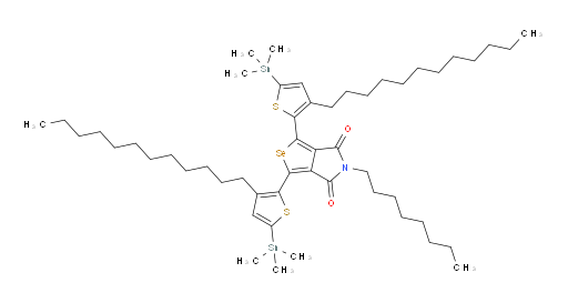 1,3-bis(3-dodecyl-5-(trimethylstannyl)thiophen-2-yl)-5-octyl-4H-selenopheno[3,4-c]pyrrole-4,6(5H)-dione