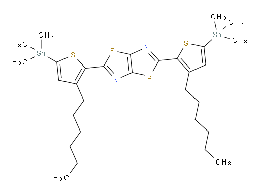 2,5-bis(3-hexyl-5-(trimethylstannyl)thiophen-2-yl)thiazolo[5,4-d]thiazole
