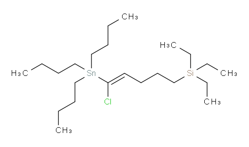 (E)-(5-chloro-5-(tributylstannyl)pent-4-en-1-yl)triethylsilane
