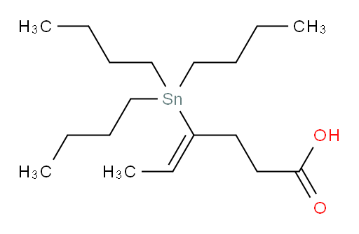(Z)-4-(tributylstannyl)hex-4-enoic acid