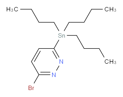 3-bromo-6-(tributylstannyl)pyridazine