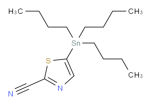 5-(tributylstannyl)thiazole-2-carbonitrile
