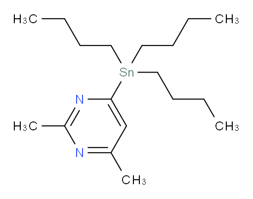 2,4-dimethyl-6-(tributylstannyl)pyrimidine