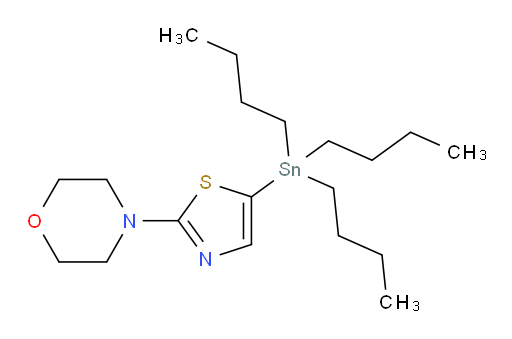 4-(5-(tributylstannyl)thiazol-2-yl)morpholine