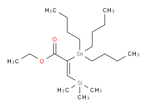 (Z)-ethyl 2-(tributylstannyl)-3-(trimethylsilyl)acrylate