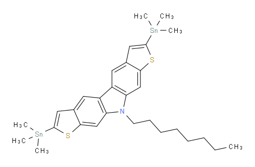 10-octyl-2,7-bis(trimethylstannyl)-10H-dithieno[2,3-b:3',2'-h]carbazole