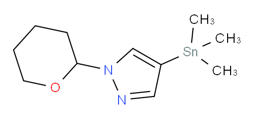 1-(tetrahydro-2H-pyran-2-yl)-4-(trimethylstannyl)-1H-pyrazole
