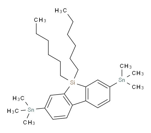 5,5-dihexyl-3,7-bis(trimethylstannyl)-5H-dibenzo[b,d]silole
