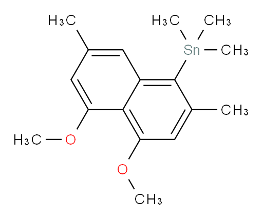 (4,5-dimethoxy-2,7-dimethylnaphthalen-1-yl)trimethylstannane