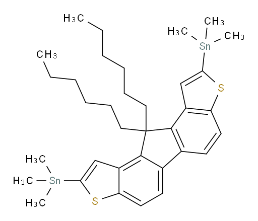 (11,11-dihexyl-11H-fluoreno[2,1-b:7,8-b']dithiophene-2,9-diyl)bis(trimethylstannane)
