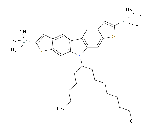 10-(tetradecan-6-yl)-2,7-bis(trimethylstannyl)-10H-dithieno[2,3-b:3',2'-h]carbazole
