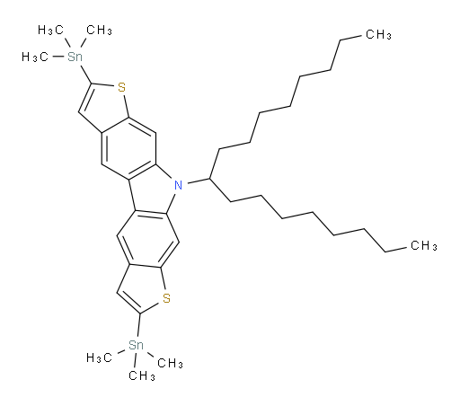 10-(heptadecan-9-yl)-2,7-bis(trimethylstannyl)-10H-dithieno[2,3-b:3',2'-h]carbazole