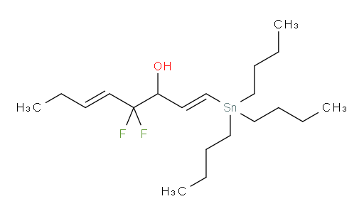 (1E,5E)-4,4-difluoro-1-(tributylstannyl)octa-1,5-dien-3-ol