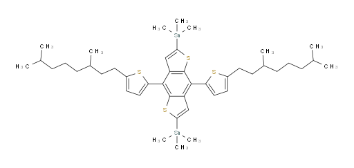 (4,8-bis(5-(3,7-dimethyloctyl)thiophen-2-yl)benzo[1,2-b:4,5-b']dithiophene-2,6-diyl)bis(trimethylstannane)