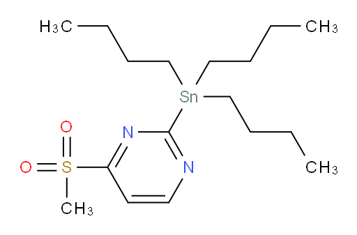 4-(methylsulfonyl)-2-(tributylstannyl)pyrimidine
