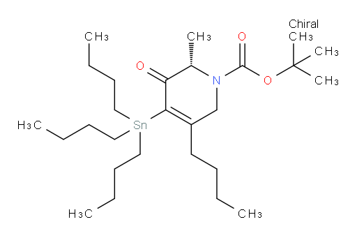 (S)-tert-butyl 3-butyl-6-methyl-5-oxo-4-(tributylstannyl)-5,6-dihydropyridine-1(2H)-carboxylate