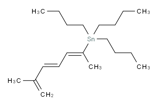 tributyl((2E,4E)-6-methylhepta-2,4,6-trien-2-yl)stannane