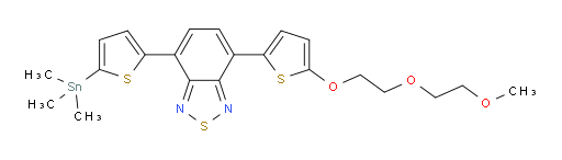 4-(5-(2-(2-甲氧基乙氧基)乙氧基)噻吩-2-基)-7-(5-(三甲基锡基)噻吩-2-基)苯并[c][1,2,5]噻二唑