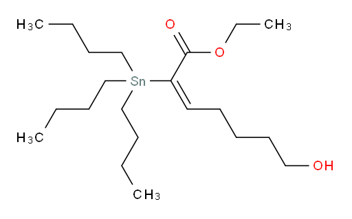 (E)-ethyl 7-hydroxy-2-(tributylstannyl)hept-2-enoate