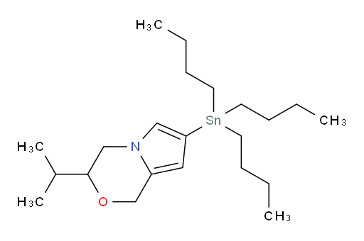 3-isopropyl-7-(tributylstannyl)-3,4-dihydro-1H-pyrrolo[2,1-c][1,4]oxazine