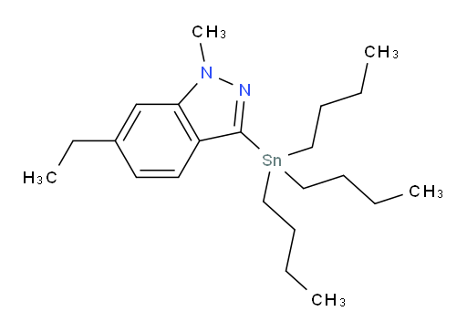6-ethyl-1-methyl-3-(tributylstannyl)-1H-indazole
