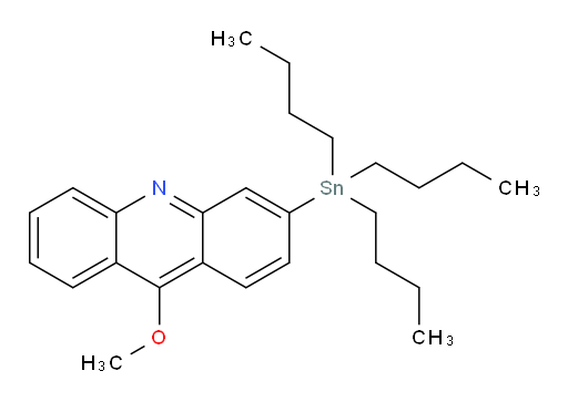 9-methoxy-3-(tributylstannyl)acridine