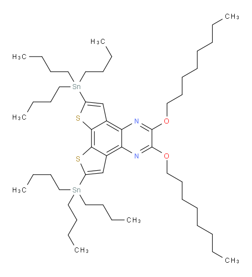 2,3-双(辛氧基)-6,9-双(三丁基锡基)二噻吩并[3,2-f:2',3'-h]喹喔啉